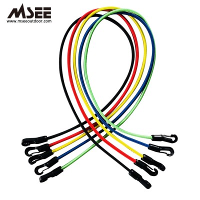 11pcs long resistance bands custom logo, latex Yoga resistance bands with handles