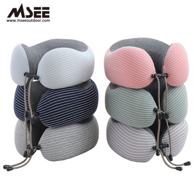 Msee quality memory pillow F02 suitable travel mempry foam neck pillow